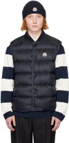 Moncler Tibb Down Gilet In Blue