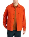 Moncler Nax Overshirt In Orange