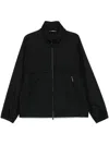 Moncler Adventure Drawstring Hem Jacket Ventilation In Black