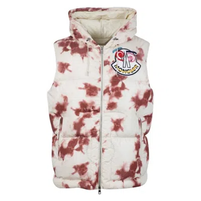 Moncler Nene Down Hooded Vest In Pink