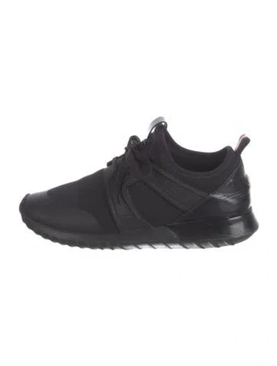 Pre-owned Moncler Neoprene Athletic Sneakers In Black