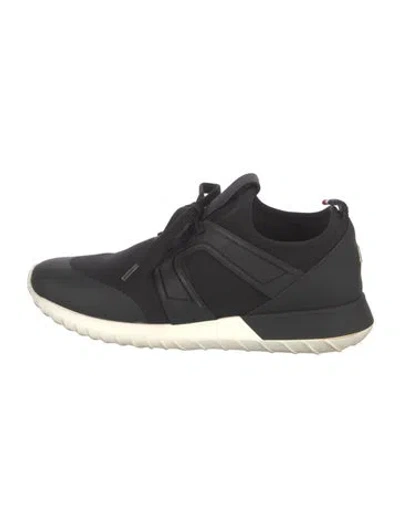 Pre-owned Moncler Neoprene Athletic Sneakers In Black