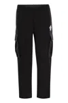 Moncler Logo Neoprene Track Pants In Black