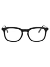 Moncler Nero Lucido Acetate Glasses In Black