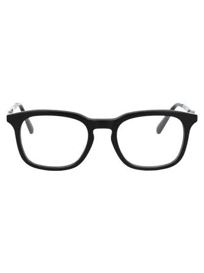 MONCLER MONCLER NERO LUCIDO ACETATE GLASSES