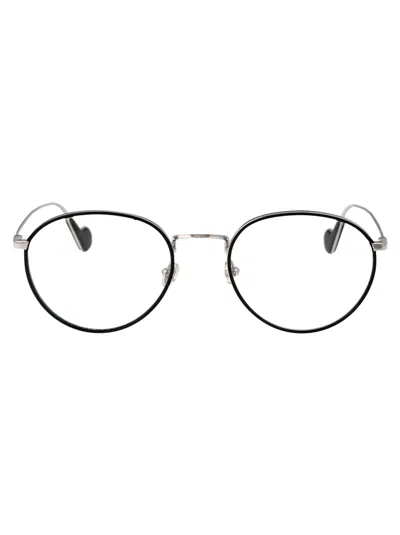 MONCLER MONCLER NERO LUCIDO METAL GLASSES