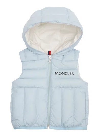 Moncler Kids' Nerville Vest In Blue