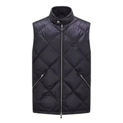 Moncler Neste Quilted Down Vest In Blue