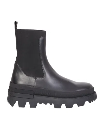 Moncler Neue Chelsea Boots In Black