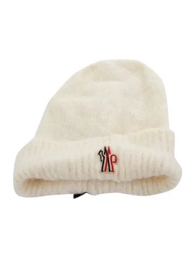 Pre-owned Moncler Neutral Alpaca Wool Beanie