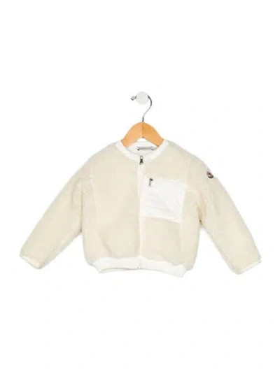 Pre-owned Moncler Babies' Neutral Casual Jacket With Zip Closure