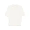 Moncler Fein Gestricktes Poloshirt In White