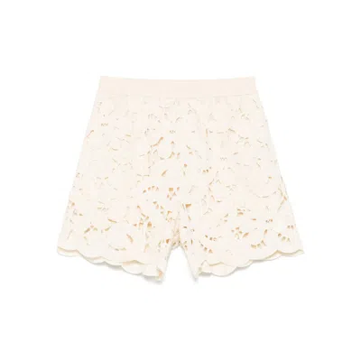MONCLER MONCLER NEUTRALS SHORTS - SHORT SHORTS WOMEN