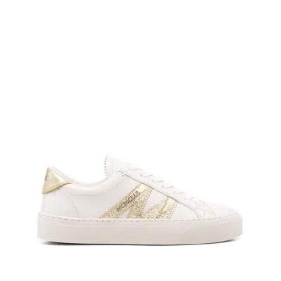 Moncler Neutrals Trainers Women In White