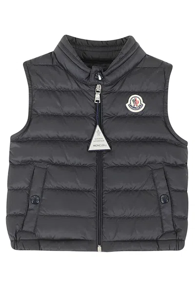 Moncler Kids' Doudoune Sans Manches Repliable New Amaury In Blue