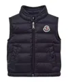 Moncler New Amaury Nylon Packable Down Vest In Blue