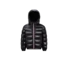 Moncler Doudoune À Capuche New Aubert In Black