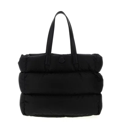 Moncler New Caradoc Shopping Bag In Black