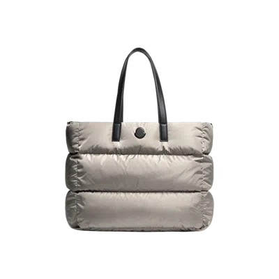 Moncler New Caradoc Tote Bag, Men, Grey, Size: One Size In Gray