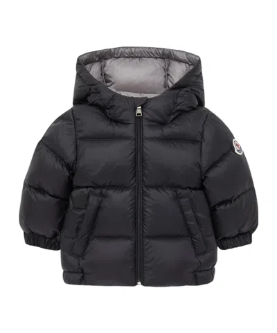 Moncler New Macaire Hooded Down Jacket In Black