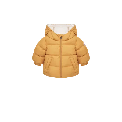 Moncler Kids' New Macaire Hooded Down Jacket, Boys, Yellow, Size: 12/18m