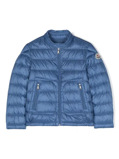 Moncler Kids'  New Maya Coats Blue