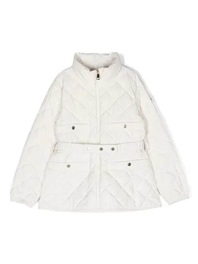 Moncler Kids'  New Maya Coats White