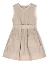Moncler New Maya Dresses Beige In Beige