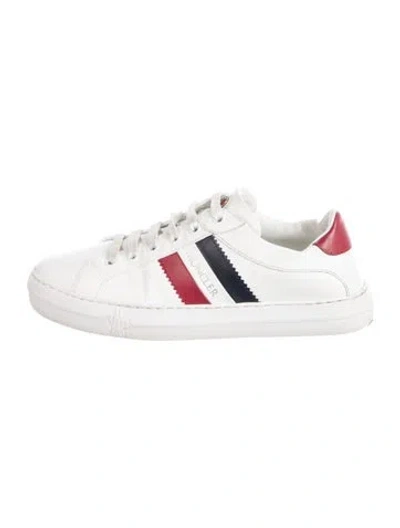 Pre-owned Moncler New Monaco Sneakers In White
