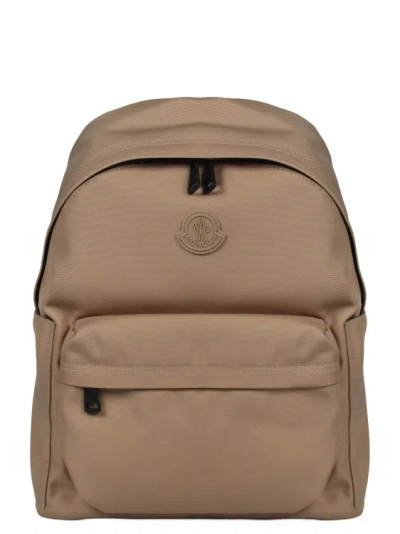 Moncler New Pierrick Backpack In Brown