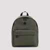 Moncler Pierrick Backpack Front Pocket Adjustable Straps Handle In Green