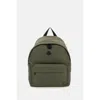 Moncler Pierrick Backpack Front Pocket Adjustable Straps Handle In Green
