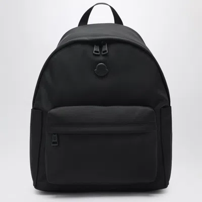 Moncler New Pierrick Backpack With Metal Logo In Black