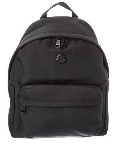 Moncler New Pierrick Canvas Backpack In Black