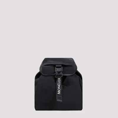 Moncler New Pierrick Nylon Backpack In Black