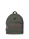 Moncler New Pierrick Striped Backpack In Green