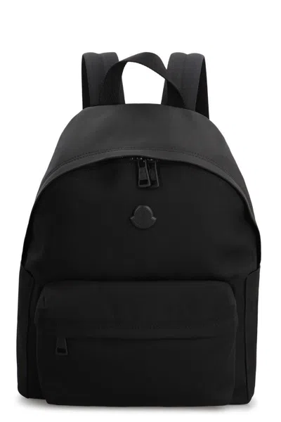 Moncler New Pierrick Technical Fabric Backpack In Black
