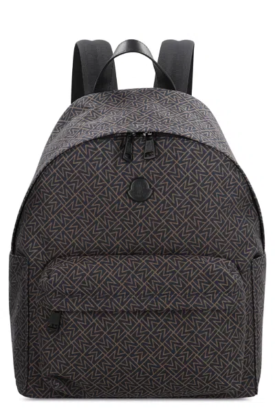 Moncler Pierrick Technical Fabric Backpack In Blue