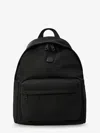 Moncler Pierrick Nylon Backpack Large Front Pocket In Black