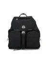 Moncler New Trick Water Repellent Backpack In Black