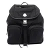 Moncler Functional Polyester Backpack With Multiple Pockets In Black