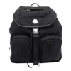 Moncler Functional Polyester Backpack With Multiple Pockets In Black