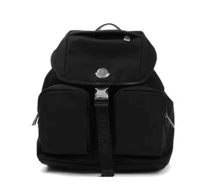 Moncler Versatile Backpack Featuring Adjustable Straps In Black