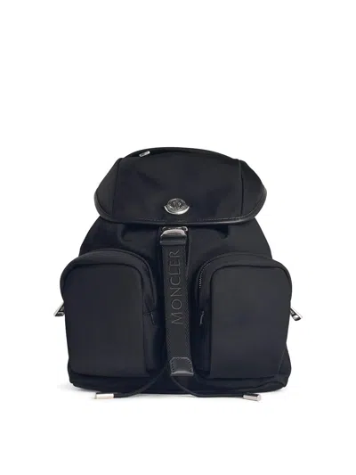 MONCLER NEW TRICK BLACK POLYESTER BACKPACK