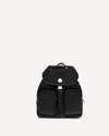 Moncler Functional Polyester Backpack With Multiple Pockets In Black