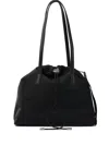 Moncler Drawstring Top-handle Tote Bag In Black