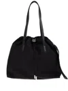 Moncler New Trick Tote Drawstring Bags In Black