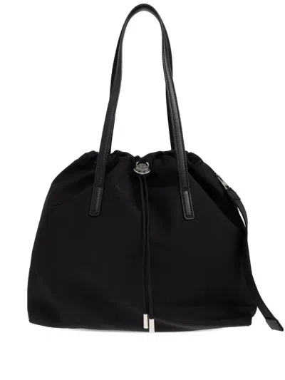 Moncler New Trick Tote Drawstring Bags In Black