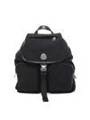 Moncler New Trick Water Repellent Backpack In Black