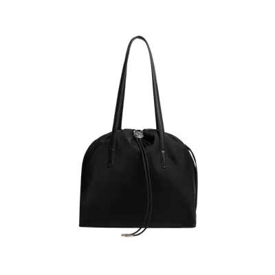 MONCLER NEW TRICK WATER-REPELLENT TOTE BAG, WOMEN, BLACK, SIZE: ONE SIZE